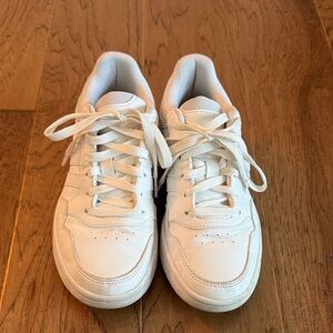 Adidas White Mesh Sneakers